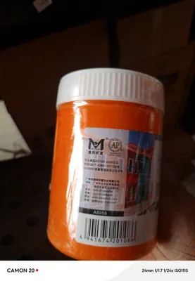 Orange 500ml acrylic 